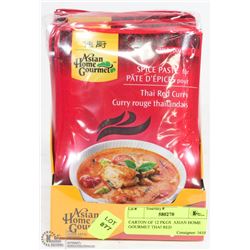 CARTON OF 12 PKGS  ASIAN HOME GOURMET THAI RED