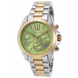 BRAND NEW MICHAEL KORS GREEN DIAL BRADSHAW WATCH