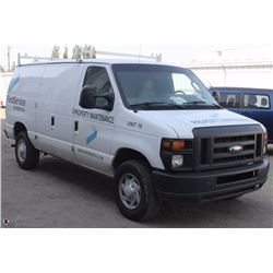 UNRESERVED!! 2013 FORD ECONOLINE VAN E250 SUPERDUTY