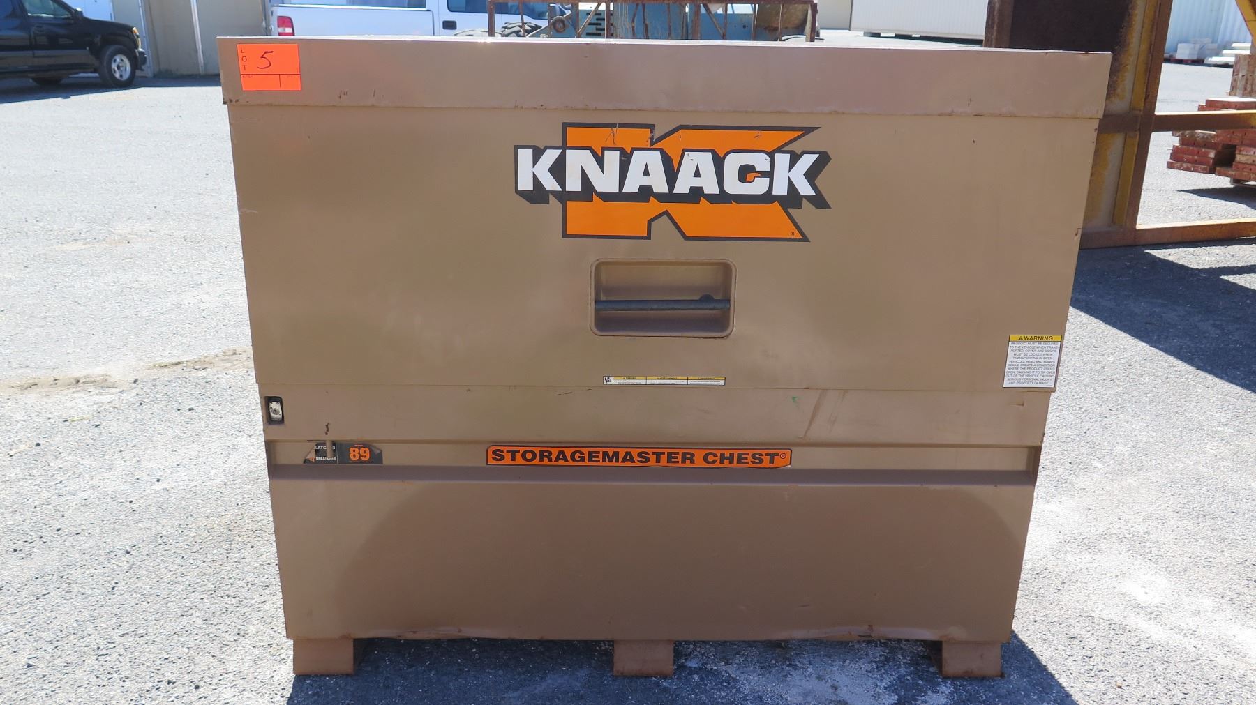Knaack Model 89 Storagemaster Chest/Job Box 47.8 Cubic Ft.