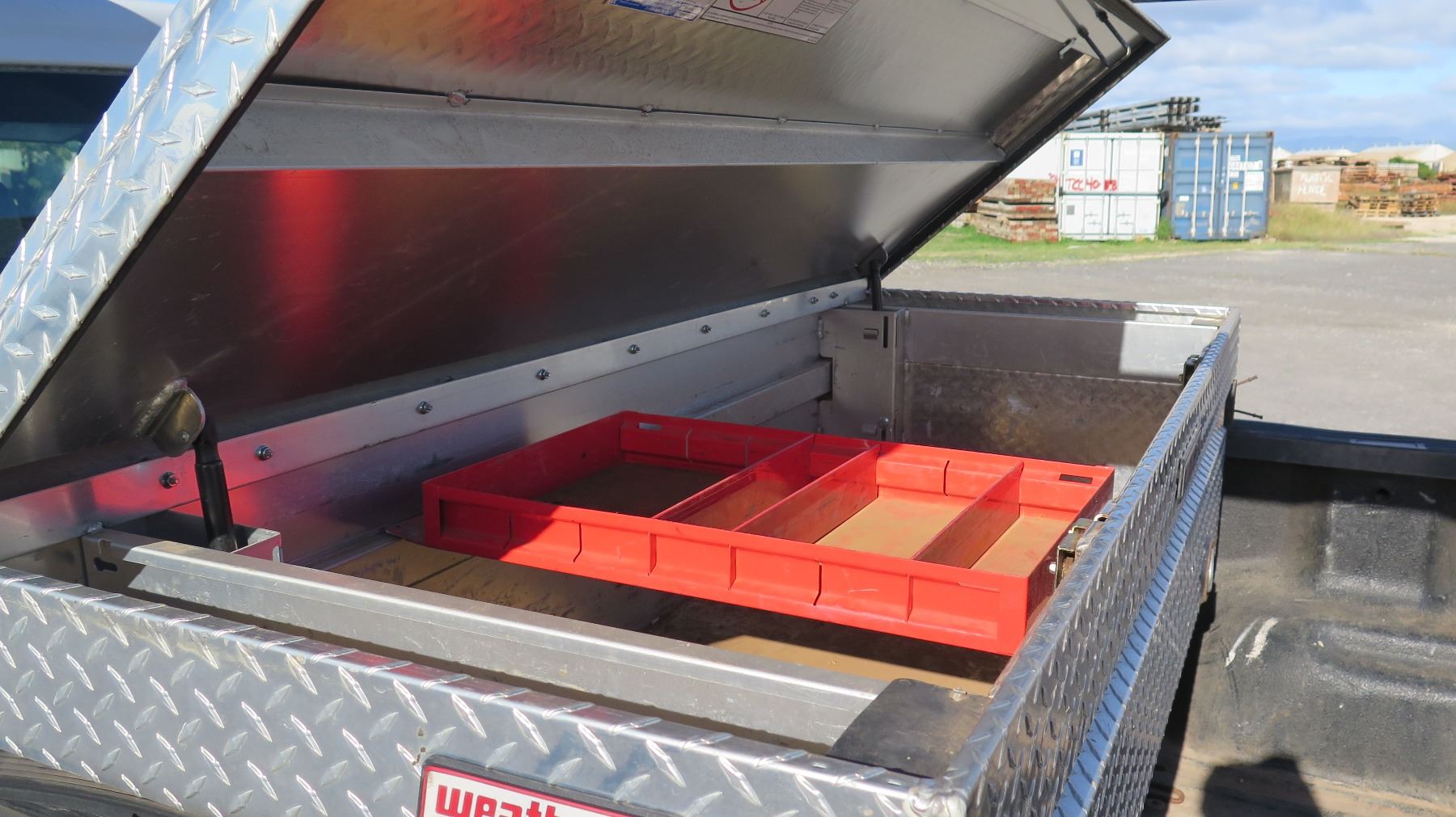 2015 Ford F250 4X4 Truck, Rack, Truck Box, Diesel Fuel Tank, Lic ...