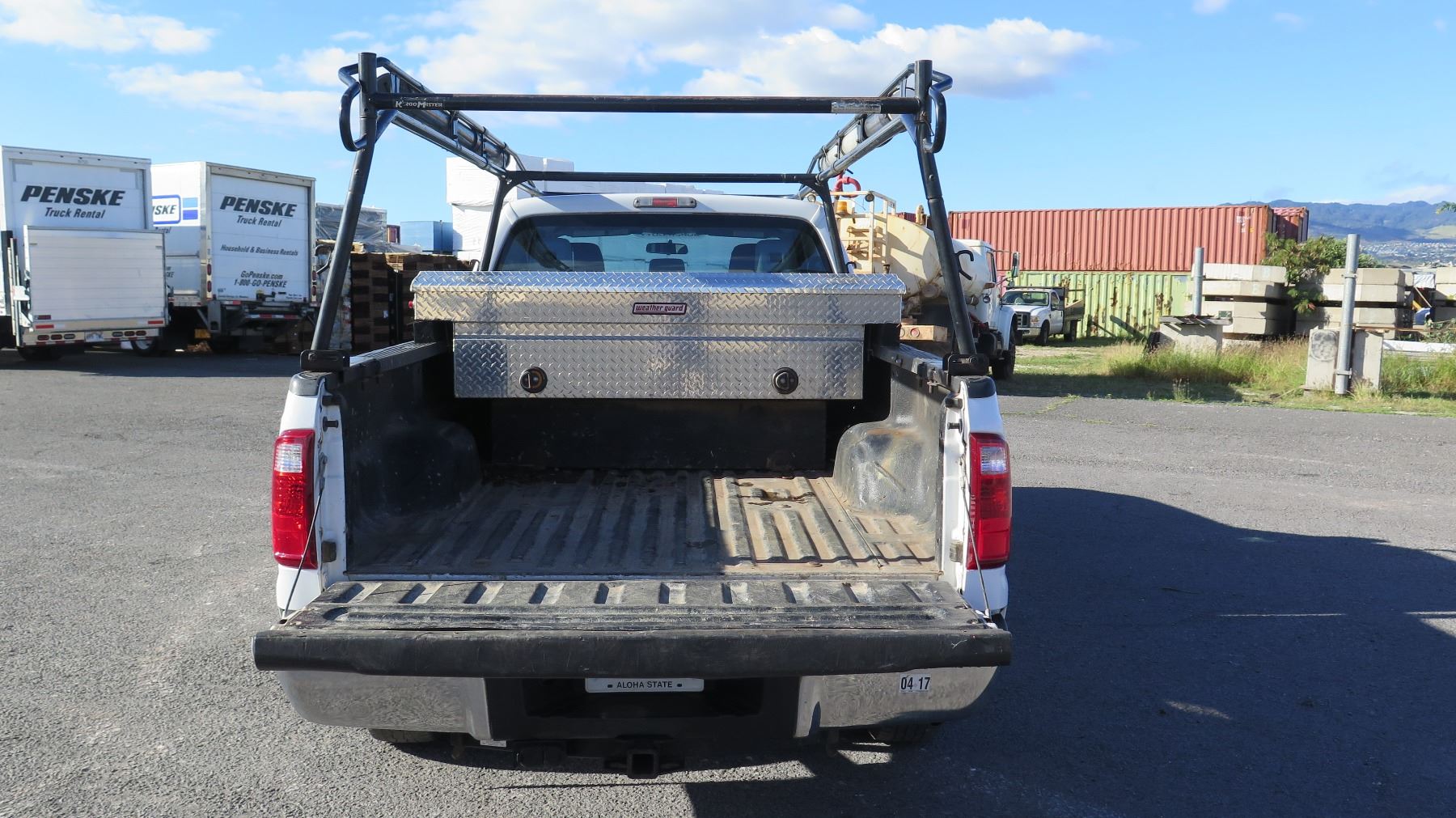 2015 Ford F250 4X4 Truck, Rack, Truck Box, Diesel Fuel Tank, Lic ...