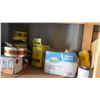 Image 8 : Contents of Shelving: Nails, Screws, Safety Tape, Fitting, Wire, etc.