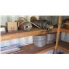Image 8 : Contents of Shelving: Chop Saw, Paint, Adhesive, etc