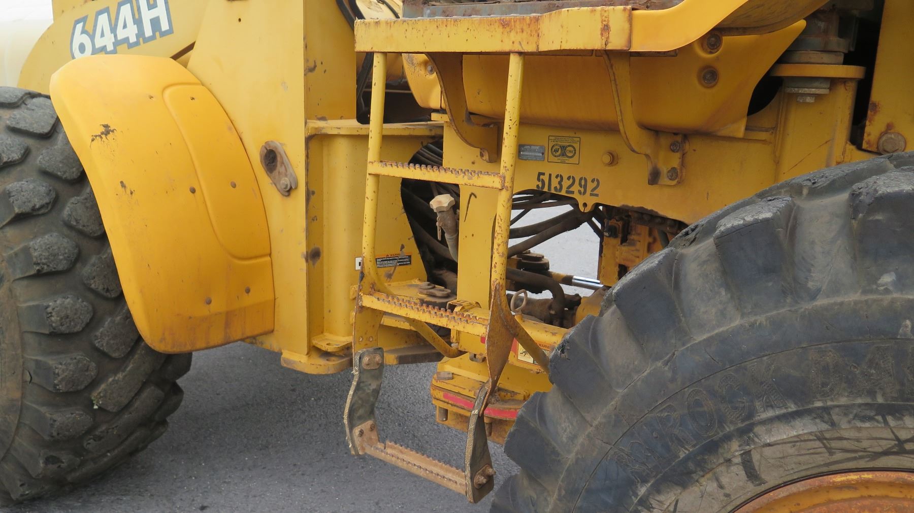 John Deere 644H Loader, 3636 Hrs. Purchased used Sept 2014 for $49K