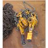 Image 1 : Qty 2 Harrington Chain Hoist w/Chain