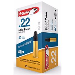 Aguila 22LR 40GR 2500 Rounds