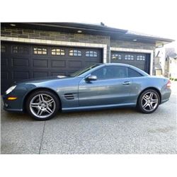 2007 MERCEDES BENZ SL550 HARDTOP CONVERTIBLE