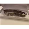 Image 1 : BRACELET - STAINLESS STEEL - DOUBLE LINK DESIGN  - RETAIL ESTIMATE $150