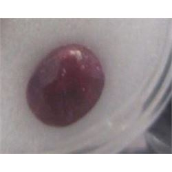 GEMSTONE - OVAL FACETED  RUBY