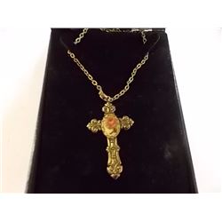 CROSS NECKLESS - FLOWER