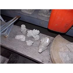 CONCRETE - 5 SMALL ORNAMENTS