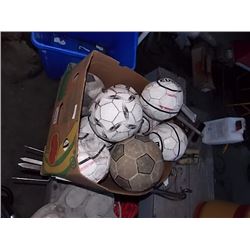 BOX ASSORTED SOCCER BALLS