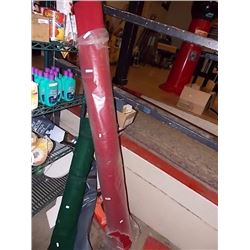 ROLL OF NEW FABRIC - RED