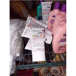 LOT OF KID'S SUNSCREEN - 60SPF - 4 TTL - WHITE TUBE