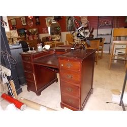 VINTAGE KNEELHOLE WRITING DESK - LIFT TOP