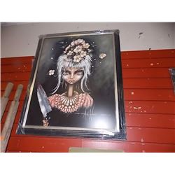 FRAMED PRINT - SINGLE AGAIN - ANGELINA WRONA - GALLERY ESTIMATE $550