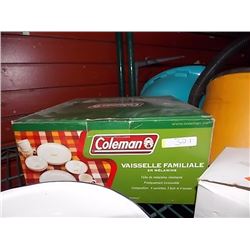 COLEMAN CAMPING DISHES - 12 PC