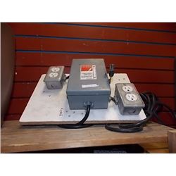 BREAKER BOX & 2 PLUGS