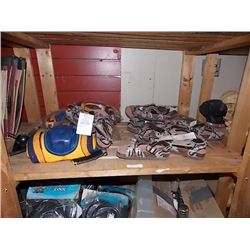 LOT OF NEW SANDLES & KNEE PAD SETS  - CHILD'S