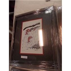 FRAMED RICHARD SHORTY PRINT - UP THE CREEK