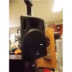 BEHRINGER 500 WATT PA SPEAKER - BLACK STAND NOT INCLUDED (SEE LOT 378)