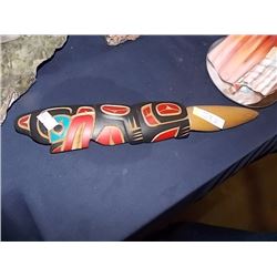 FIRST NATIONS CARVING - BEAR - R.KRAWCHUK - 12" LONG