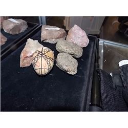 COLLECTORS ROCKS & WOOD EGG - 6 pc TTL