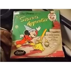 VINTAGE MICKY MOUSE RECORD / BOOK