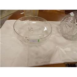 CRYSTAL CANDY DISH WITH FEET