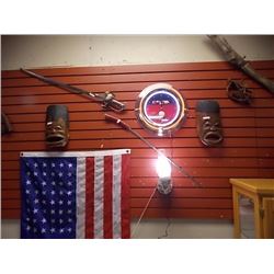 HAND CRAFTED CARVED WOOD MASK - 2 TTL