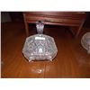 Image 1 : PIN WHEEL CRYSTAL CANDY DISH WITH FEET