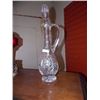 Image 1 : PIN WHEEL CRYSTAL DECANTER WITH HANDLE & STOPPER
