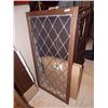 Image 1 : VINTAGE LEADED GLASS WINDOW