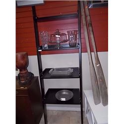 LEANING WALL SHELF - ESPRESSO   - 6'