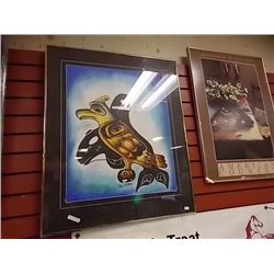 FRAMED ORGINAL NATIVE ART - DAN D GUMA