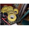 Image 1 : LOT OF CAUTION TAPE - CLOTH TEXTURE - 7 ROLLS TTL