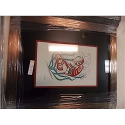 FRAMED RICHARD SHORTY PRINT - SALMON EAGLE