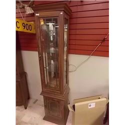 CURIO DISPLAY CABINET - ~71" TALL