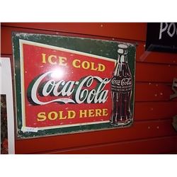 METAL COKE SIGN