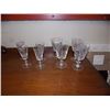 Image 1 : PIN WHEEL CRYSTAL GLASSES - 8 TTL