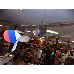 REMOTE CONTROL PLANE - NEW PORT BIPLANE NEEDS MOTOR & BATTERY & REMOTE