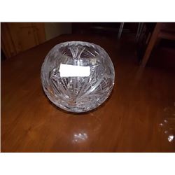 PIN WHEEL CRYSTAL BOWL