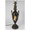 Image 1 : Victorian Bronze Mounted Porcelain Lamp
