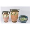 Image 1 : 3 Roseville Vases