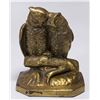 Image 4 : Lot of Metal Items-Owls, Griffin Bases, Bookends..
