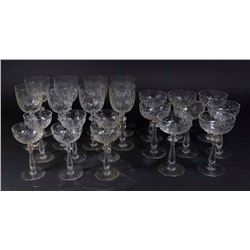 Lot Antique Stemware