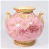 Image 1 : Royal Worcester Pink with Raised Gold Enamel