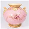 Image 5 : Royal Worcester Pink with Raised Gold Enamel