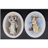 Image 1 : Pair French Bisque Oval Wall Plaques